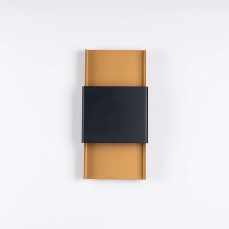 Nástenné svietidlo Nástenné svietidlo 2x G9 obdĺžnikové zlaté čierne moderné Durlin Sollux