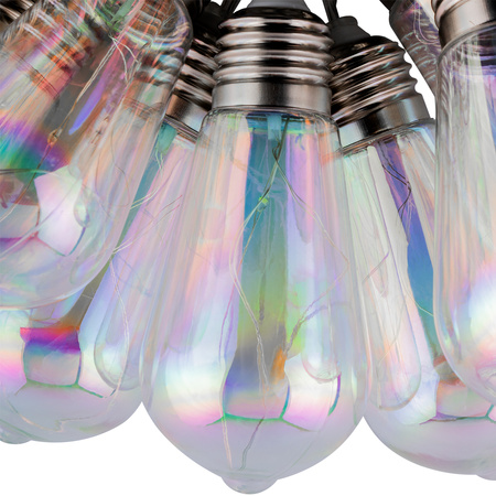 Solárna záhrada Girland 20x LED svetelná reťaz Dekoratívne gule 5,8 m