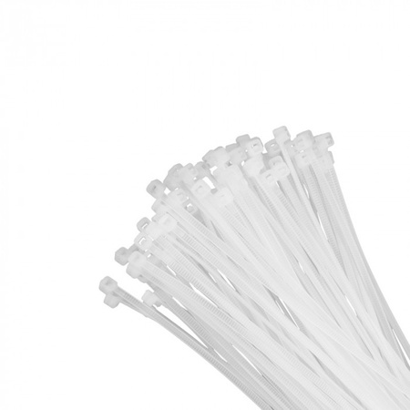 Káblové pásky 3,6x200 mm Biela PREMIUM TRIPP-36200W .MORE 100 ks.