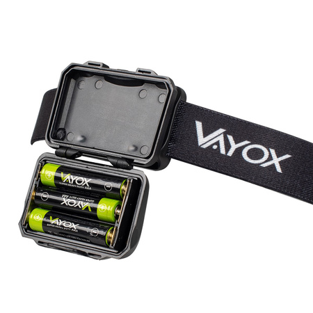 Nabíjacia čelová baterka 100lm LED + 2x LED VA0178 VAYOX
