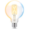 LED žiarovka E27 Sphere G95 7W = 60W 806lm 2700-6500K TW FILAMENT Intelligent SMART WiFi Bluetooth App WiZ