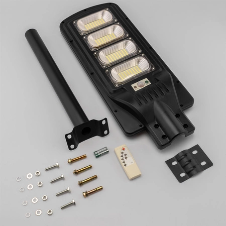 LED solárne pouličné svietidlo 1500W 6500K s rukoväťou a diaľkovým ovládaním