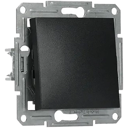 Jednopólový stroboskopický spínač bez rámu Asfora IP20 antracitový