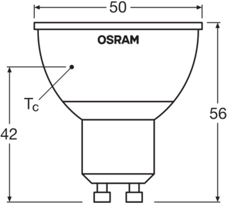 LED PAR16 reflektor GU10 2,9W = 25W 250lm 2700K RGBW 120° Stmievateľný Pilot Retrofit Filament Osram