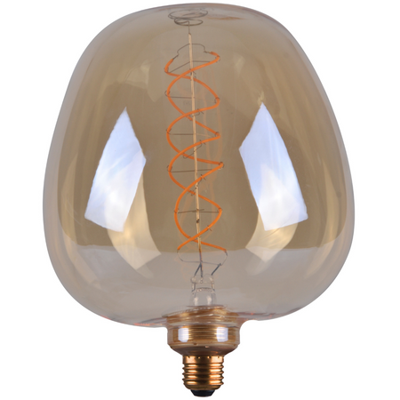 LED žiarovka S190 E27 4W 260lm 1800K, teplá biela 320° Amber Dekoratívna DECOVINTAGE Sanico Goldlux