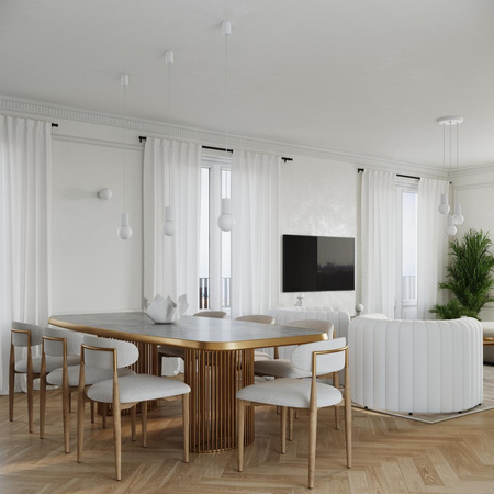 Stolná stolová lampa G9 Round White Modern Matte Halo Sollux