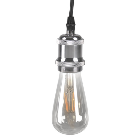 Stropné závesné svietidlo E27 Chrome Nola Sanico Goldlux