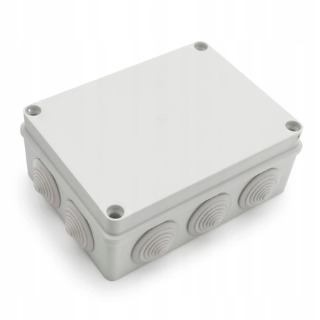 Hermetická inštalačná krabica na povrch S-BOX 406 190x140x70 IP65 10 vývodiek PAWBOL