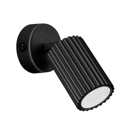 Nástenné svietidlo Reflektor Tuba Spot 1x GU10 Black Carbon Deep Space SL.1579 Sollux