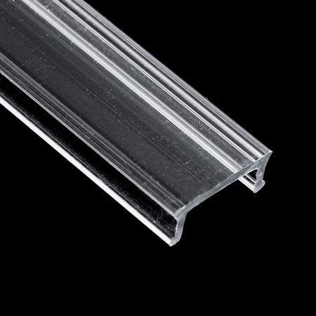 Tienidlo pre povrchovú montáž KM35 Transparent 1m