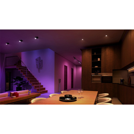 LED žiarovka GU5.3 MR16 Reflektor 6,3W = 60W 400lm 2200-6500K RGB + CCT 40° Biela a farebná atmosféra Bluetooth Zigbee Philips HUE