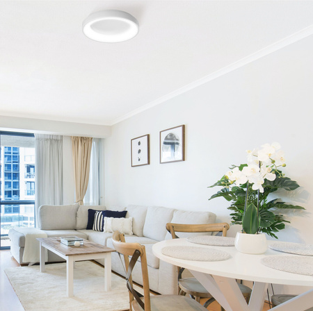 Plafond LED stropné svietidlo 72W 7500lm 2700-6000K CCT biela Stmievateľné + diaľkové ovládanie EDGE Videx