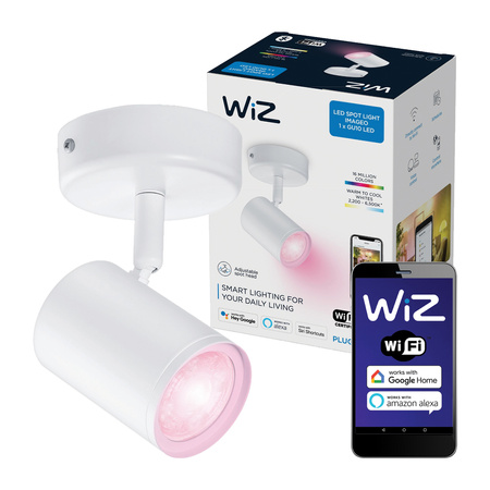 Stropné svietidlo LED SPOT 5W WHITE + RGB SMART WiFi WiZ