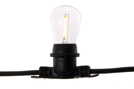 Záhradná vonkajšia svetelná reťaz Girland 10m 10xE27 LED 1,3W Kobi