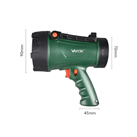 USB 15W 1200lm IP68 LED dobíjacie dielenské svetlo VA0041 Vayox