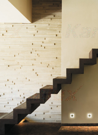 Schodiskové svetlo LED 1,3W 14lm 4000K neutrálna biela Square Black Apus Kanlux