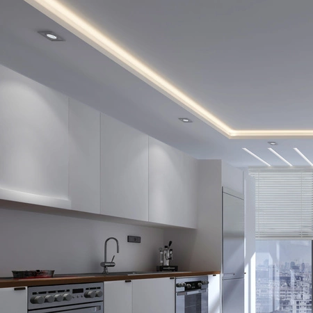 LED pás 10W 1000lm 3300K, teplá biela 120° biela 12V Sanico Goldlux