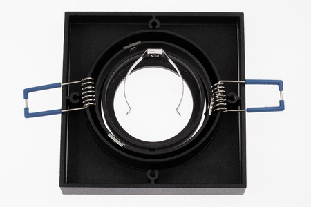 Svietidlo HALOGEN TUBA SPOT na zapustenú montáž Pohyblivé svietidlo Midi GU10 Lumiled Square Black 20mm