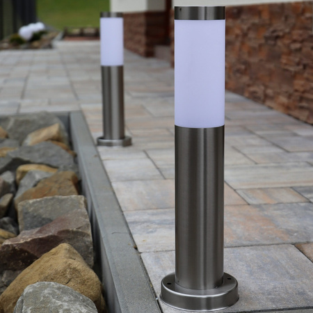 Tienidlo pre záhradné svietidlá GOLDLUX (Polux) LIVIA INOX Satin