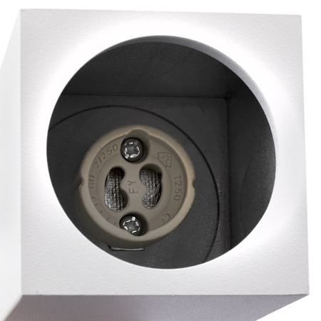 GU10 BRICK White pre jednofázové prípojnice