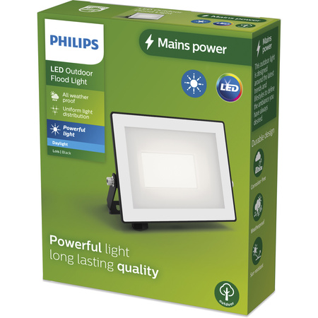 LED reflektor 20W 2050lm 5000K IP65 Black Lois Philips
