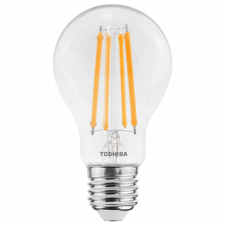 LED žiarovka E27 A60 9W = 75W 1055lm 2700K teplá biela Filament Stmievateľná TOSHIBA