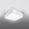 Stropné svietidlo Plafond 2x E27 Square White Minimalist Horus Sollux