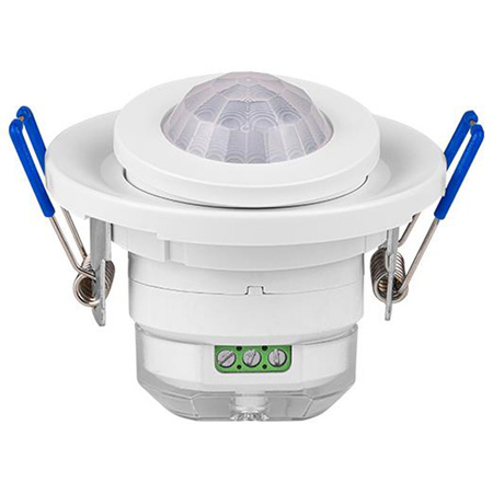 PIR senzor pohybu a súmraku Nastaviteľný biely 360° Masterled