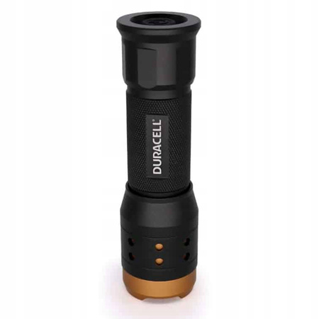 Hliníková LED ručná taktická baterka 4xAA 700lm 3 režimy DURACELL