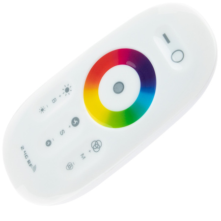 Ovládač pre RGB LED pásky RECEIVER 216W + RF 2,4GHz dotykové diaľkové ovládanie