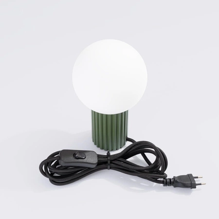 Stolná stolová lampa G9 Round Olive Modern Matte Halo Sollux