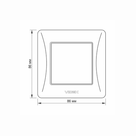 1-pólový spínač 10A Povrchová montáž čierna BINERA VIDEX