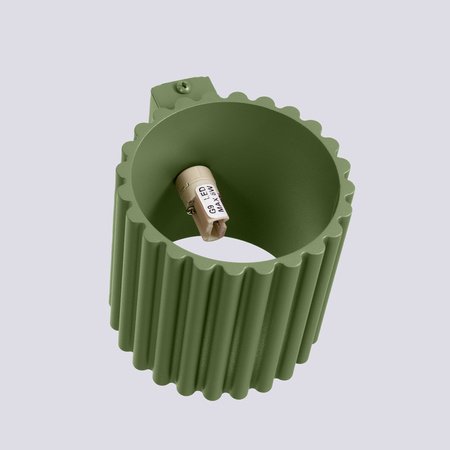 Nástenné svietidlo Nástenné svietidlo G9 Aluminum Green Olive Aura Deep Space SL.1796 Sollux