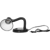Stolná stolná lampa Nastaviteľné školské nočné svetlo E27 Fupi Black