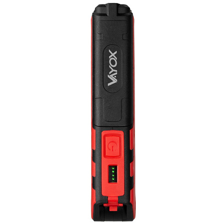 Dobíjacia dielenská baterka Skladací magnet COB + LED 140lm + 360lm VA0104 Vayox