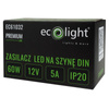 Napájací zdroj na DIN lištu pre LED pásky 60W 12V 5A IP20 PREMIUM Ecolight