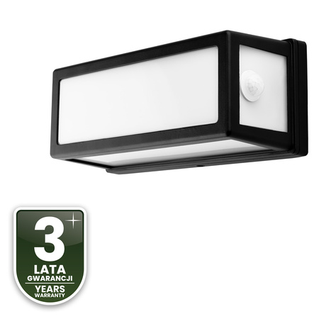 Záhradné svietidlo E27 Obdĺžnikové nástenné svietidlo DOMLO LUMILED Senzor pohybu