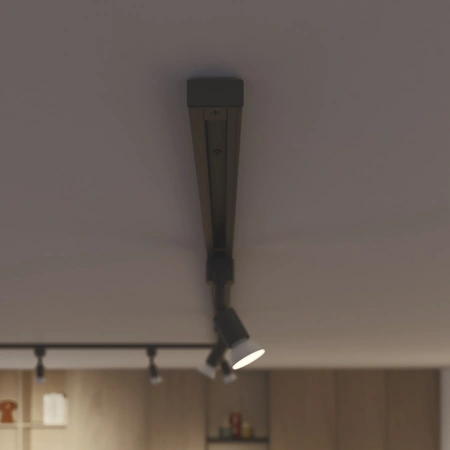 LED svetelný kryt koľajnice čierny EasyLink Philips 2 ks.