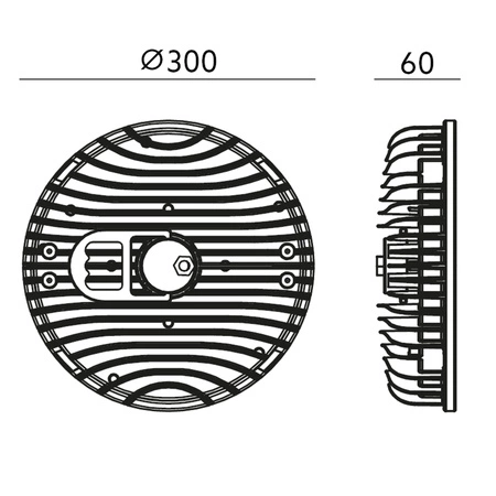 Priemyselné LED svietidlo RIO HIGH BAY 200W 22000lm 4000K 110° Kobi