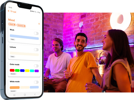 LED žiarovka E27 4,8W = 40W 470lm RGBW CCT Stmievateľná SMART+ WiFi Filament Classic Ledvance