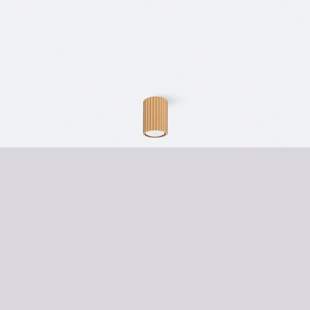 Bodové reflektorové stropné svietidlo Tuba 1x GU10 Gold Carbon Deep Space SL.1549 Sollux