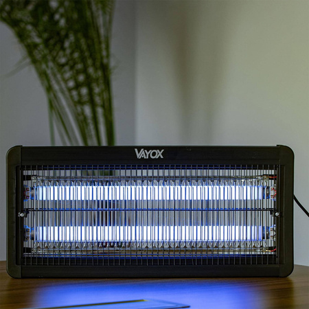 Insekticídna lampa Elektrická pasca 180m2 na muchy komáre hmyz VAYOX