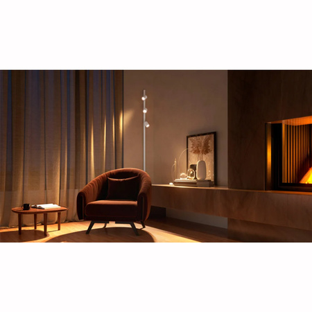 Sada nástenného osvetlenia Rail Kit 150 cm + 3x LED reflektor 15,6 W 1530 lm IP20 biely a farebný Ambiance RGB + TW White Smart SMART Zigbee Bluetooth Perifo Philips HUE