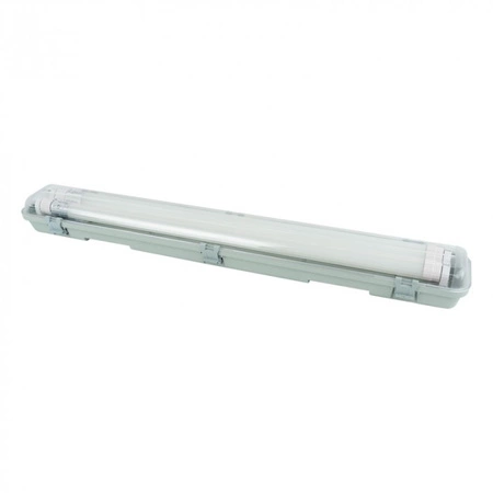 Hermetické svietidlo 60 cm IP65 + 2x LED žiarivka T8 G13 9W 6500K Cold Ecolight
