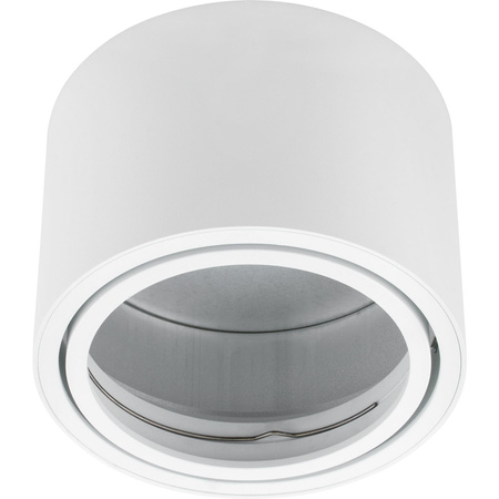 Povrchová montáž HALOGEN SPOT TUBA Movable GU10 ES111 Round White 100mm TELES LUMILED