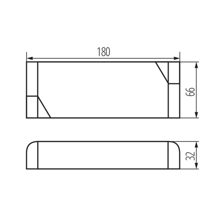 Elektronický zdroj konštantného napätia pre LED osvetlenie 100W 12V DC 8,3A biely POWELED KANLUX