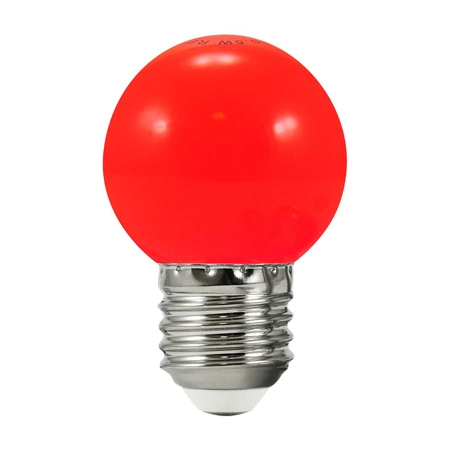 2-balenie žiarovka G45 červená do party girlandy 36 V Sanico Goldlux