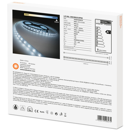 LED pásik 24V 14,5W 300LED studená biela IP65 5m Ledvance