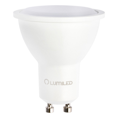 Sada HALOGEN Tuba Spot Movable MIDI GU10 Round White 20mm + LED GU10 6W 3000K LUMILED