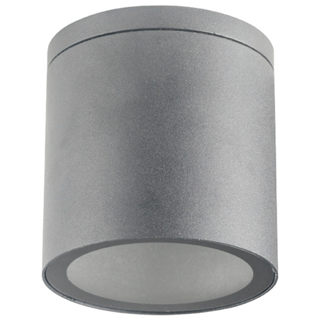 Stropné svietidlo SPOT LED QUAZAR 18 GU10 IP44 KOBI ALUMINIUM Round Grey